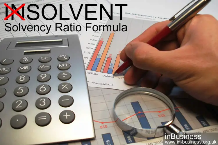 Solvency ratio formula - solvent or insolvent