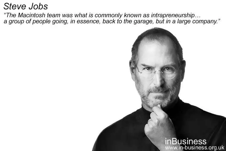 Examples of Intrapreneurship - Steve Jobs Apple Computers