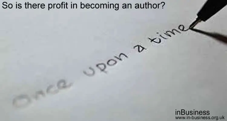 So is there profit in becoming an author